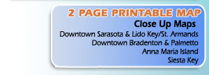 Sarasota, Bradenton, Siesta Key Printable maps