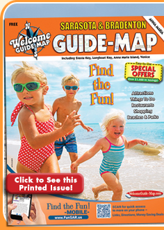 Sarasota and Bradenton Florida Welcome Guide-Map Cover